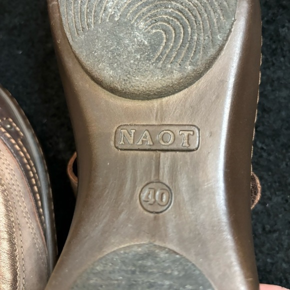 NAOT Sz 9 Kirei Colour Block Velcro Closure Comfort Leather Mary Jane Shoes - Picture 11 of 11